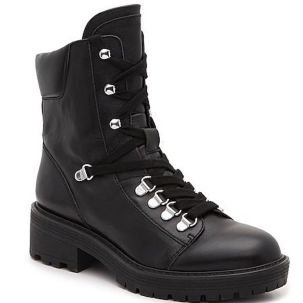 Bleecker & Bond combat boots, women's size 10
